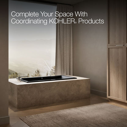 KOHLER K-1130-W1 Underscore 60" x 32" drop-in bath with Bask heated surface