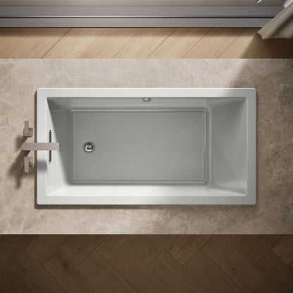 KOHLER K-1130-W1 Underscore 60" x 32" drop-in bath with Bask heated surface