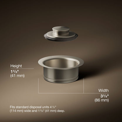 3/4 view of product with dimensions