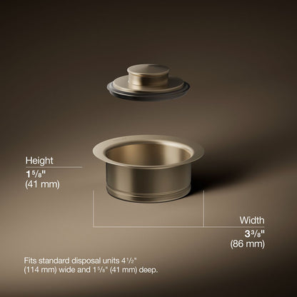 3/4 view of product with dimensions