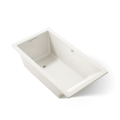 KOHLER K-1136-W1 Underscore 66" x 36" drop-in bath with Bask heated surface