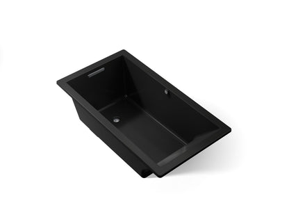 KOHLER K-1136-W1 Underscore 66" x 36" drop-in bath with Bask heated surface