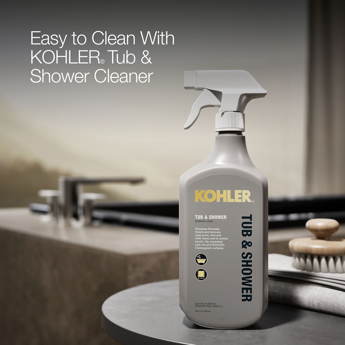KOHLER K-1136-W1 Underscore 66" x 36" drop-in bath with Bask heated surface