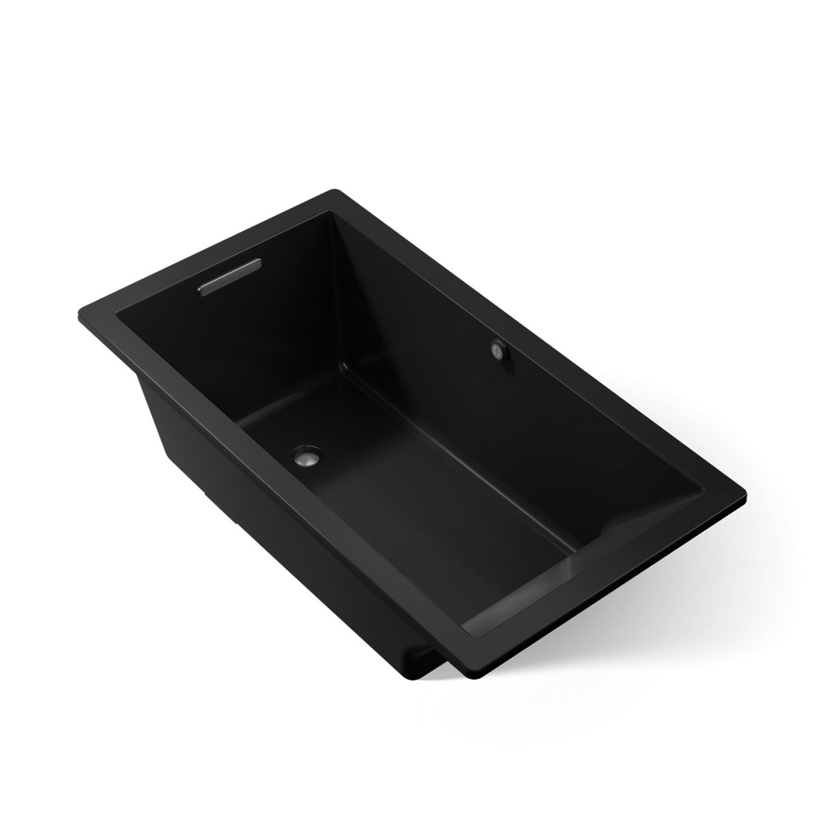 KOHLER K-1136-W1 Underscore 66" x 36" drop-in bath with Bask heated surface