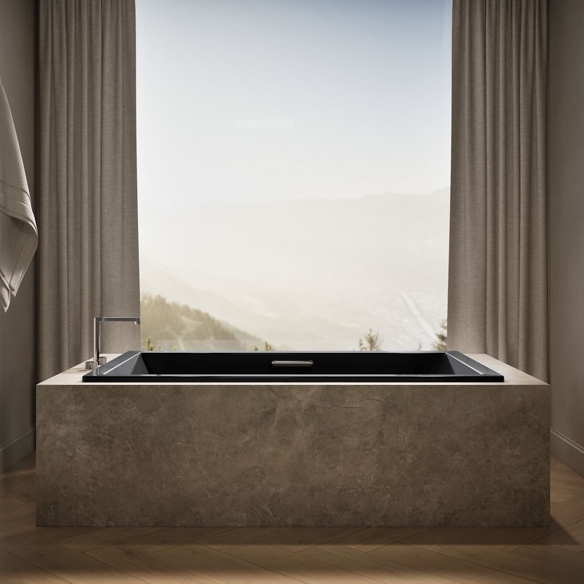 KOHLER K-1137 Underscore 72" x 42" drop-in bath