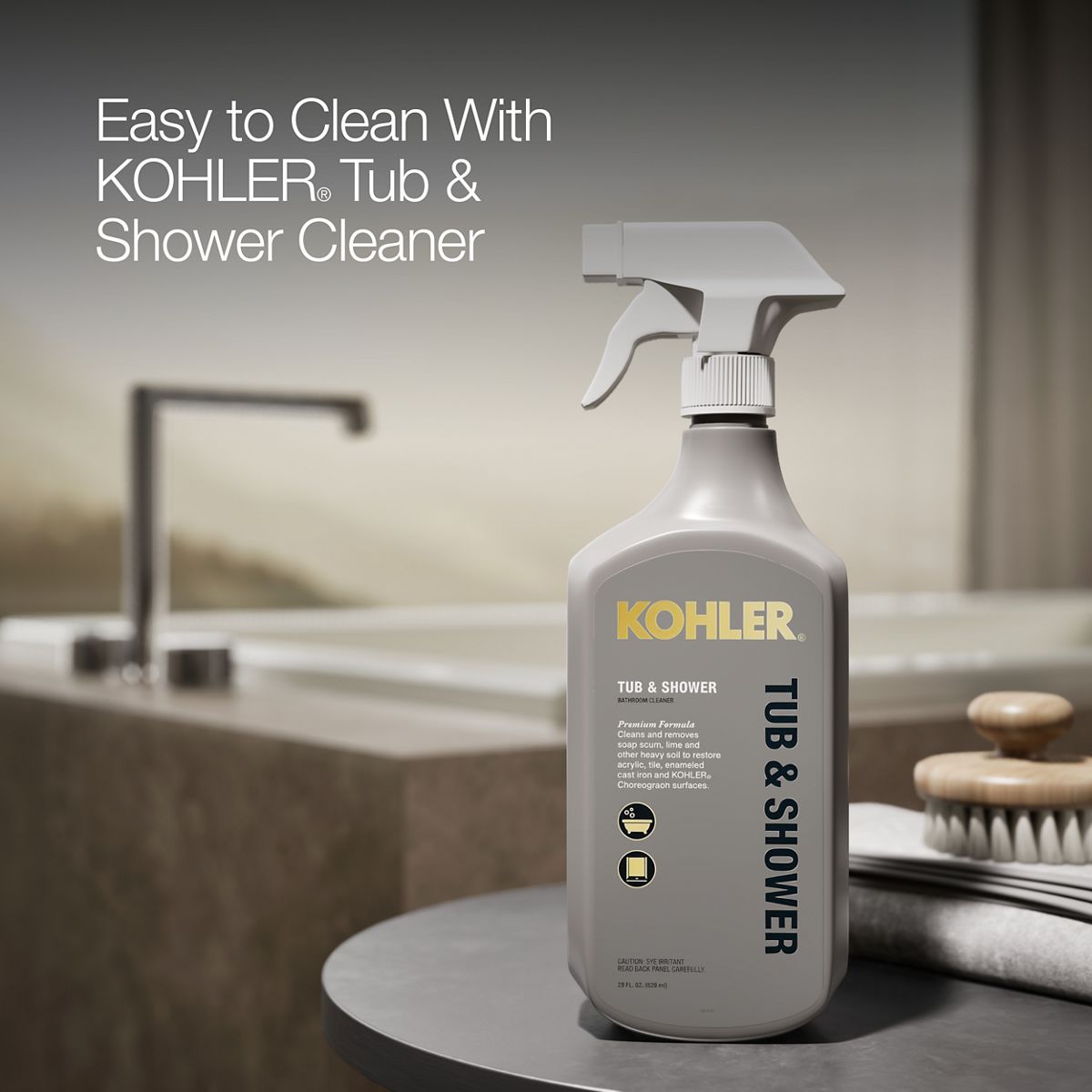 KOHLER K-1137-W1 Underscore 72" x 42" drop-in bath with Bask heated surface