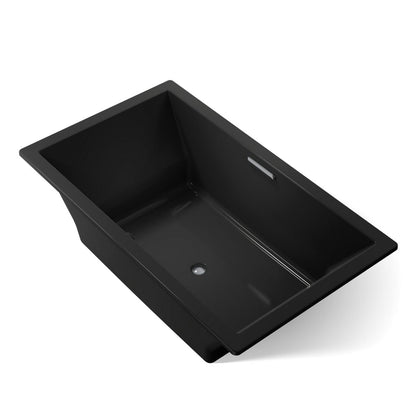 KOHLER K-1137-W1 Underscore 72" x 42" drop-in bath with Bask heated surface