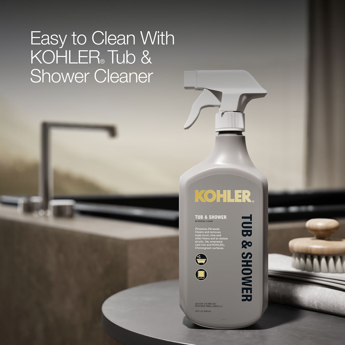 KOHLER K-1137-W1 Underscore 72" x 42" drop-in bath with Bask heated surface