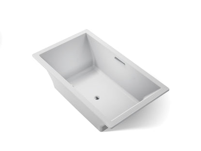 KOHLER K-1137-W1 Underscore 72" x 42" drop-in bath with Bask heated surface