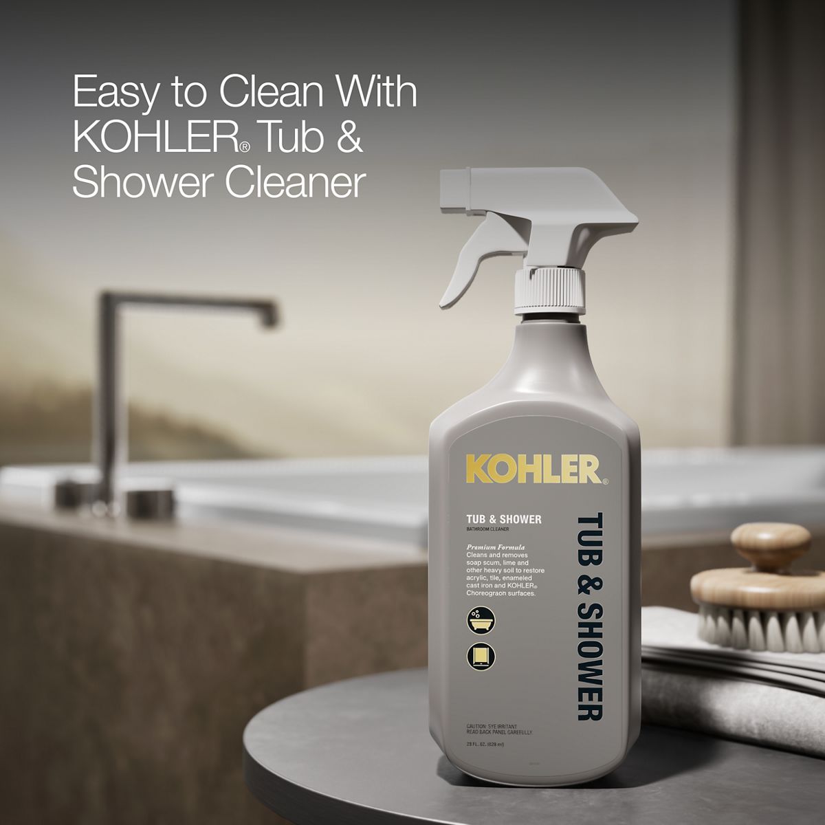 KOHLER K-1137-W1 Underscore 72" x 42" drop-in bath with Bask heated surface