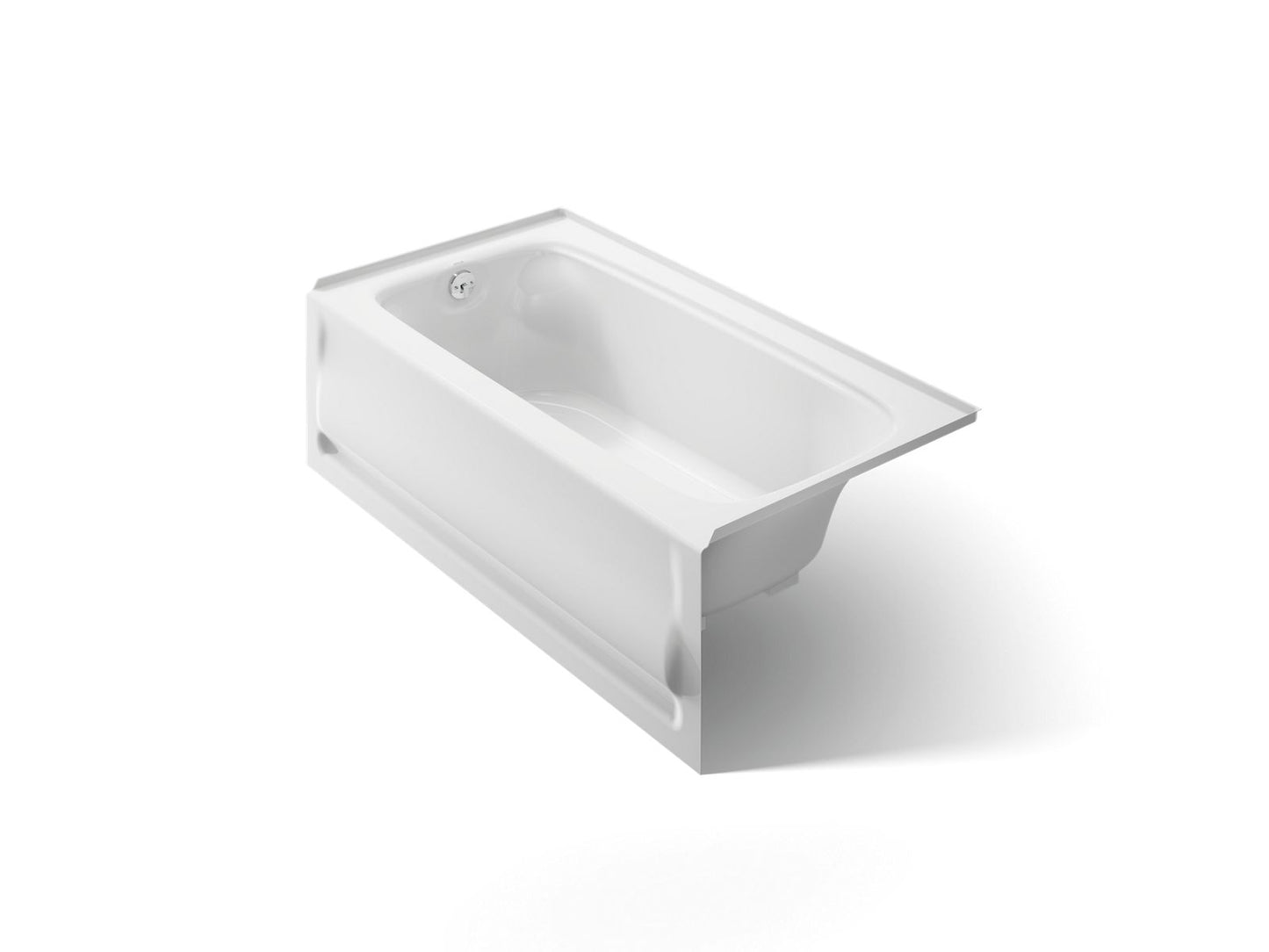 KOHLER K-1150-LA Bancroft 60" x 32" alcove bath, left drain