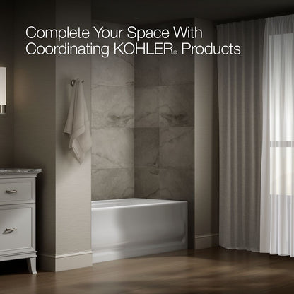 KOHLER K-1150-LA Bancroft 60" x 32" alcove bath, left drain