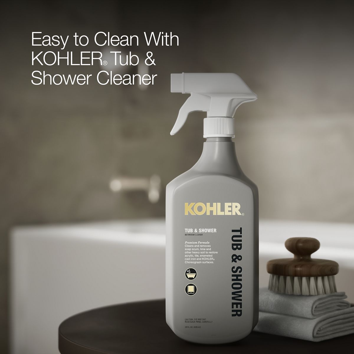 KOHLER K-1150-LA Bancroft 60" x 32" alcove bath, left drain