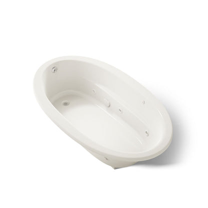 KOHLER K-1164-H Sunward 72" x 42" drop-in heated whirlpool bath