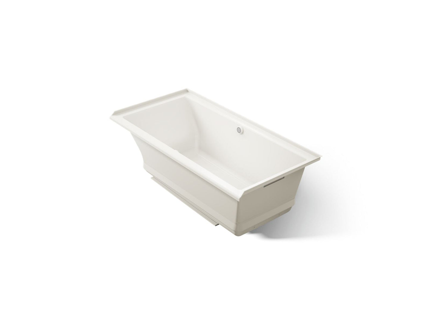 KOHLER K-1167-GHRW Underscore 60" x 30" alcove Heated BubbleMassage air bath with Bask, right drain