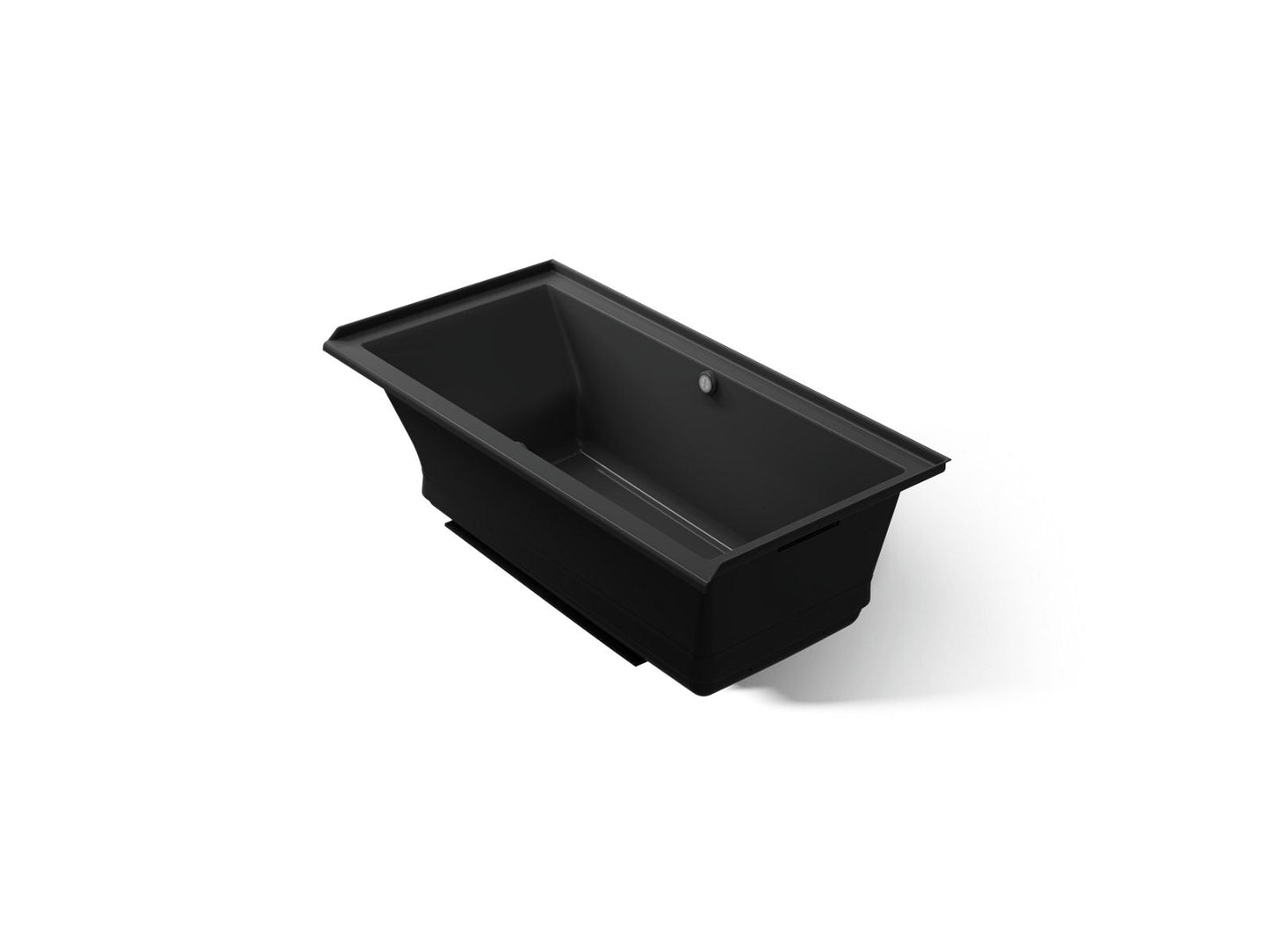 KOHLER K-1167-GHRW Underscore 60" x 30" alcove Heated BubbleMassage air bath with Bask, right drain