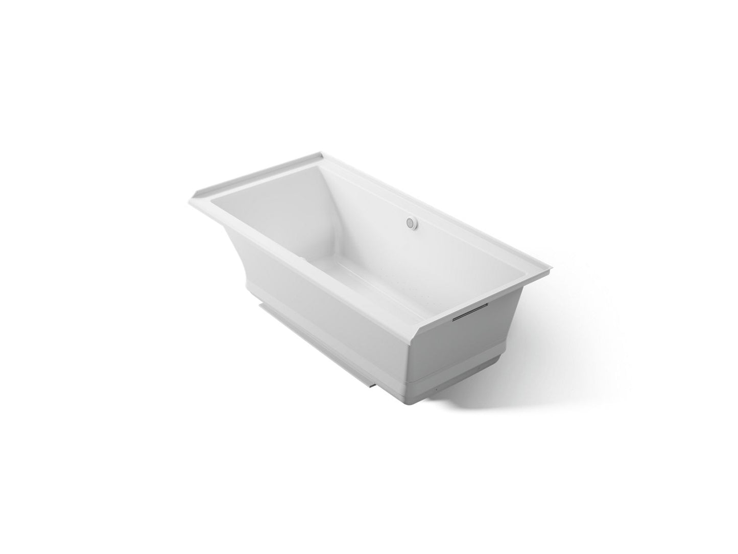 KOHLER K-1167-GHRW Underscore 60" x 30" alcove Heated BubbleMassage air bath with Bask, right drain