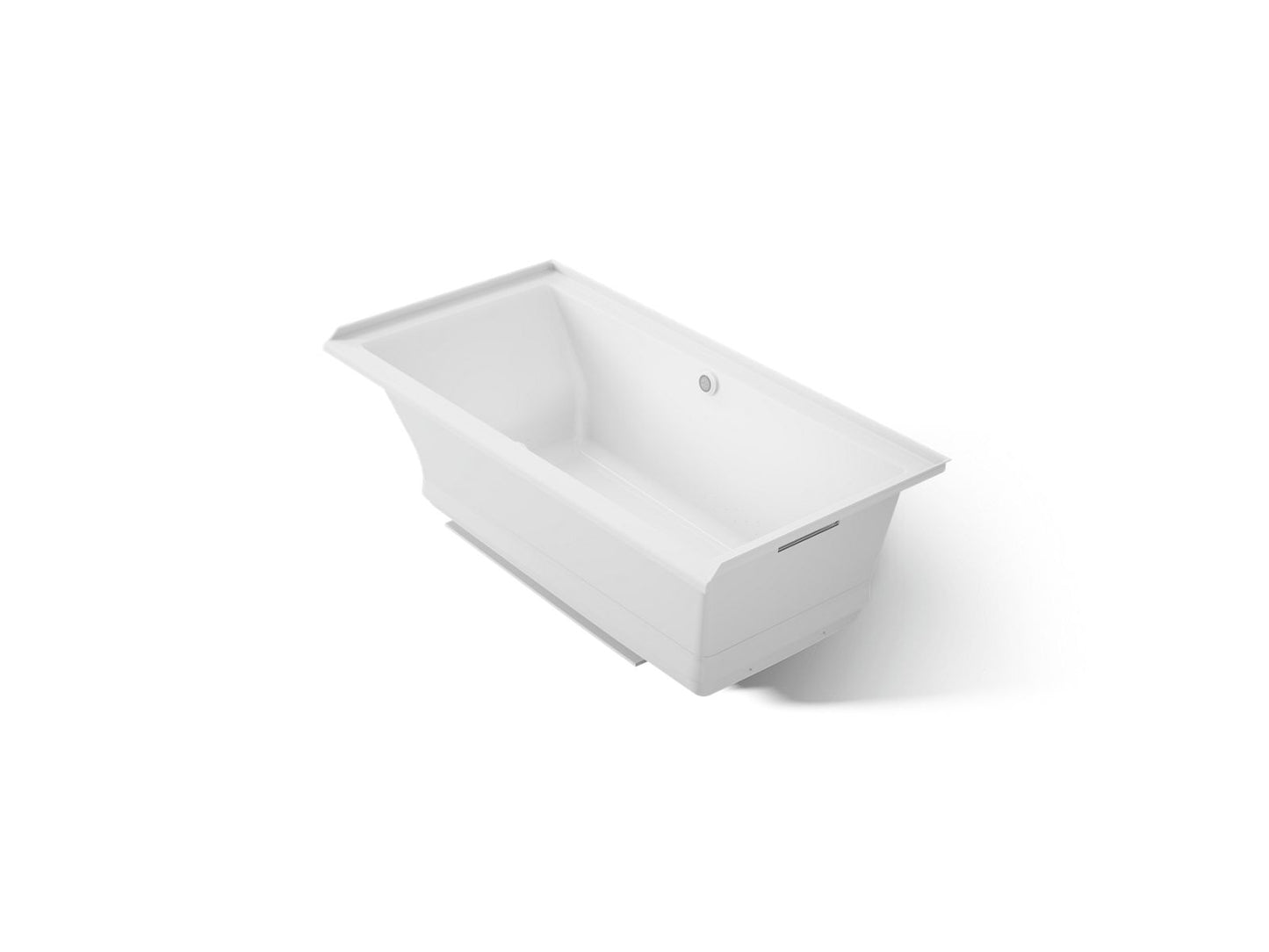 KOHLER K-1167-GHRW Underscore 60" x 30" alcove Heated BubbleMassage air bath with Bask, right drain