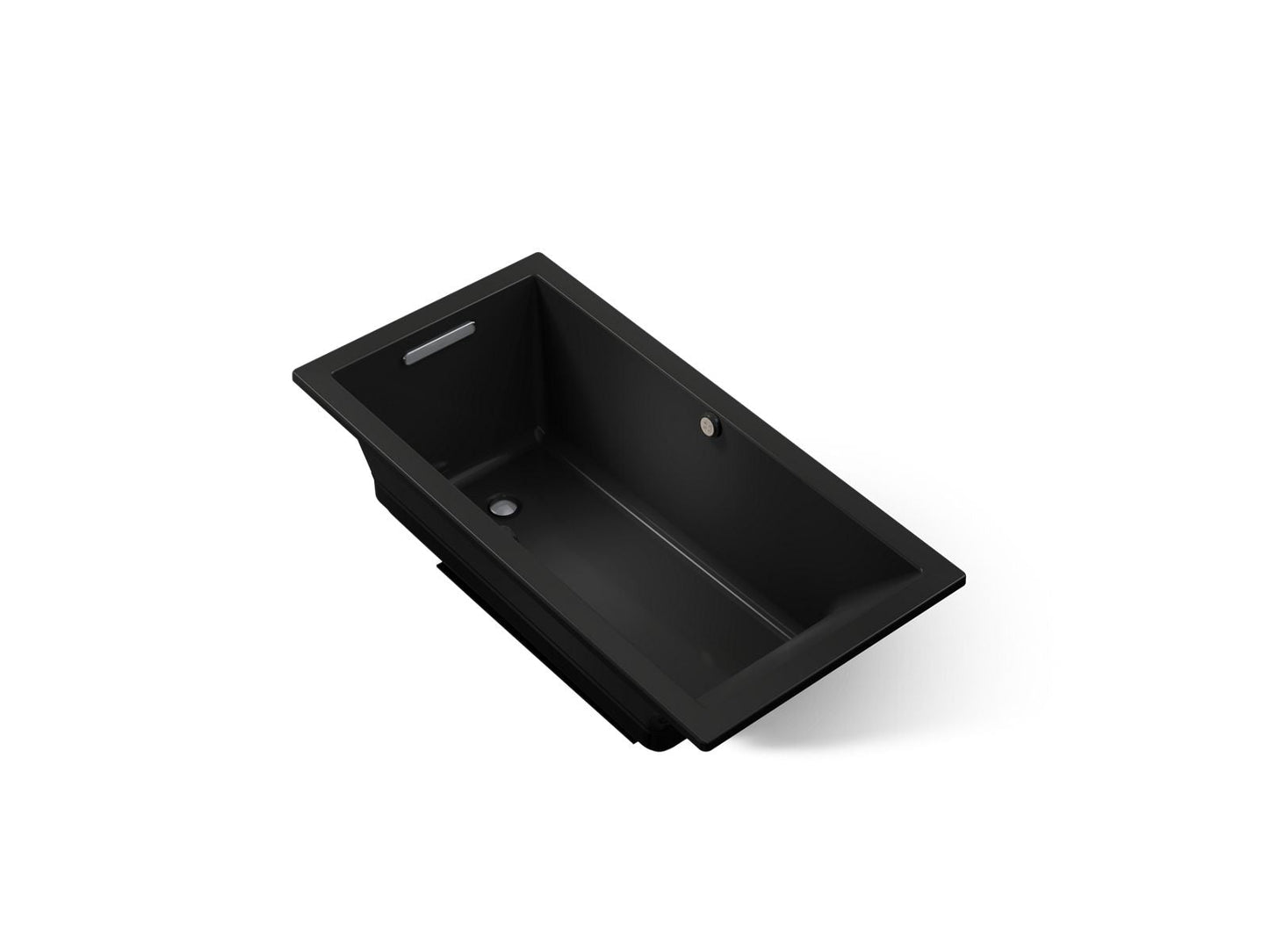 KOHLER K-1167-GHW Underscore 60" x 30" drop-in Heated BubbleMassage air bath