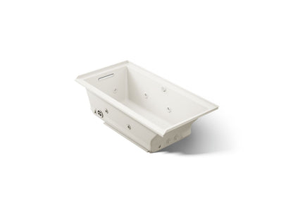 KOHLER K-1167-XHGHL Underscore 60" x 30" alcove Heated BubbleMassage air bath with whirlpool, left drain