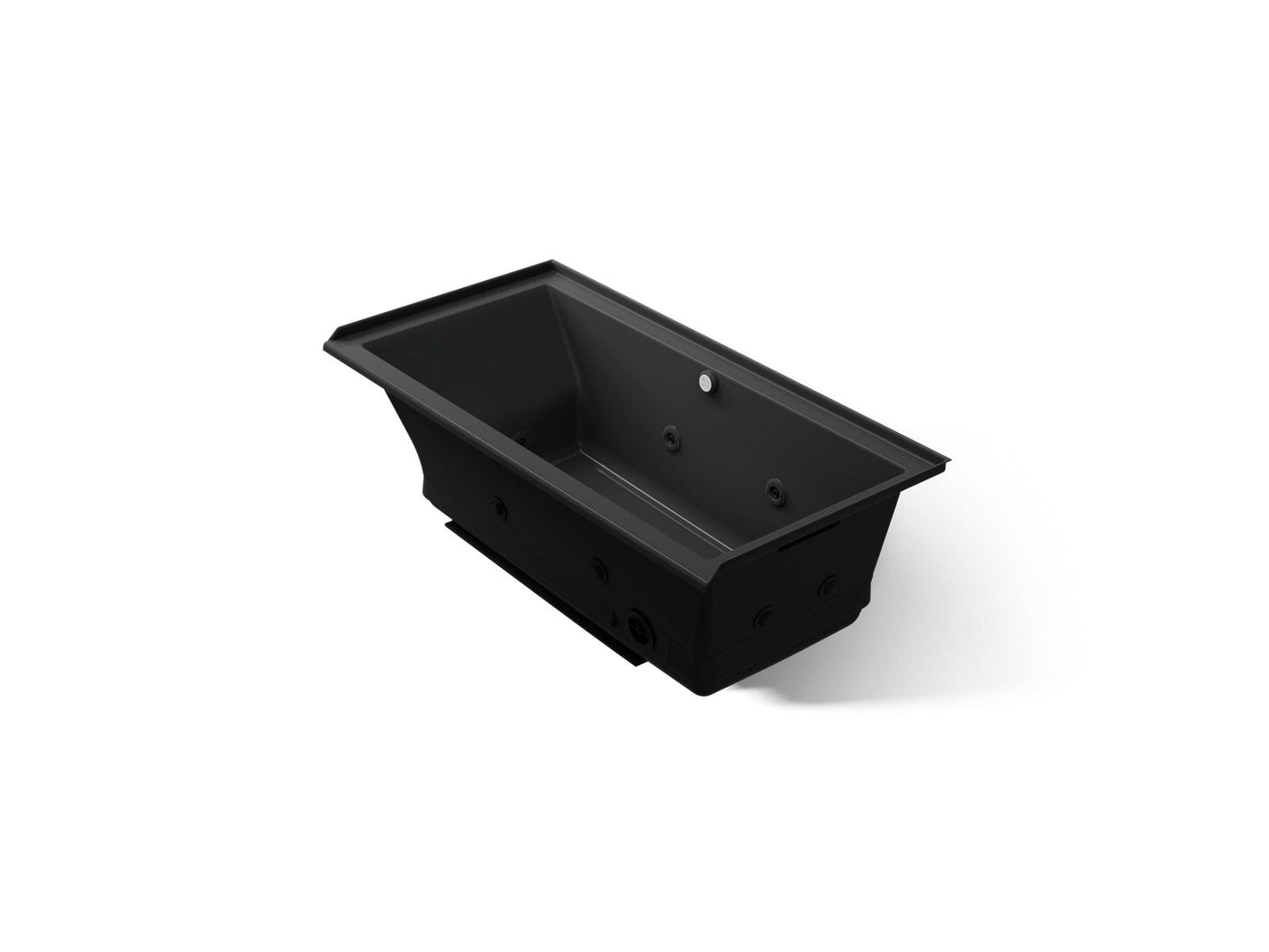 KOHLER K-1167-XHGHR Underscore 60" x 30" alcove Heated BubbleMassage air bath with whirlpool, right drain