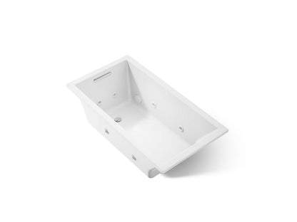 KOHLER K-1168-JH Underscore 60" x 32" drop-in heated whirlpool bath