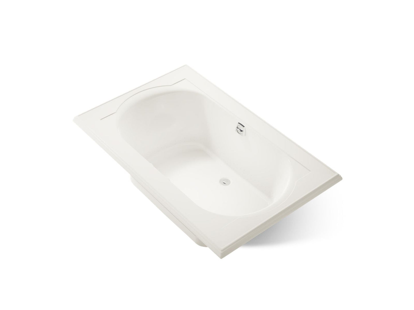 KOHLER K-1170-GHW Memoirs 66" x 42" drop-in Heated BubbleMassage air bath with Bask heated surface