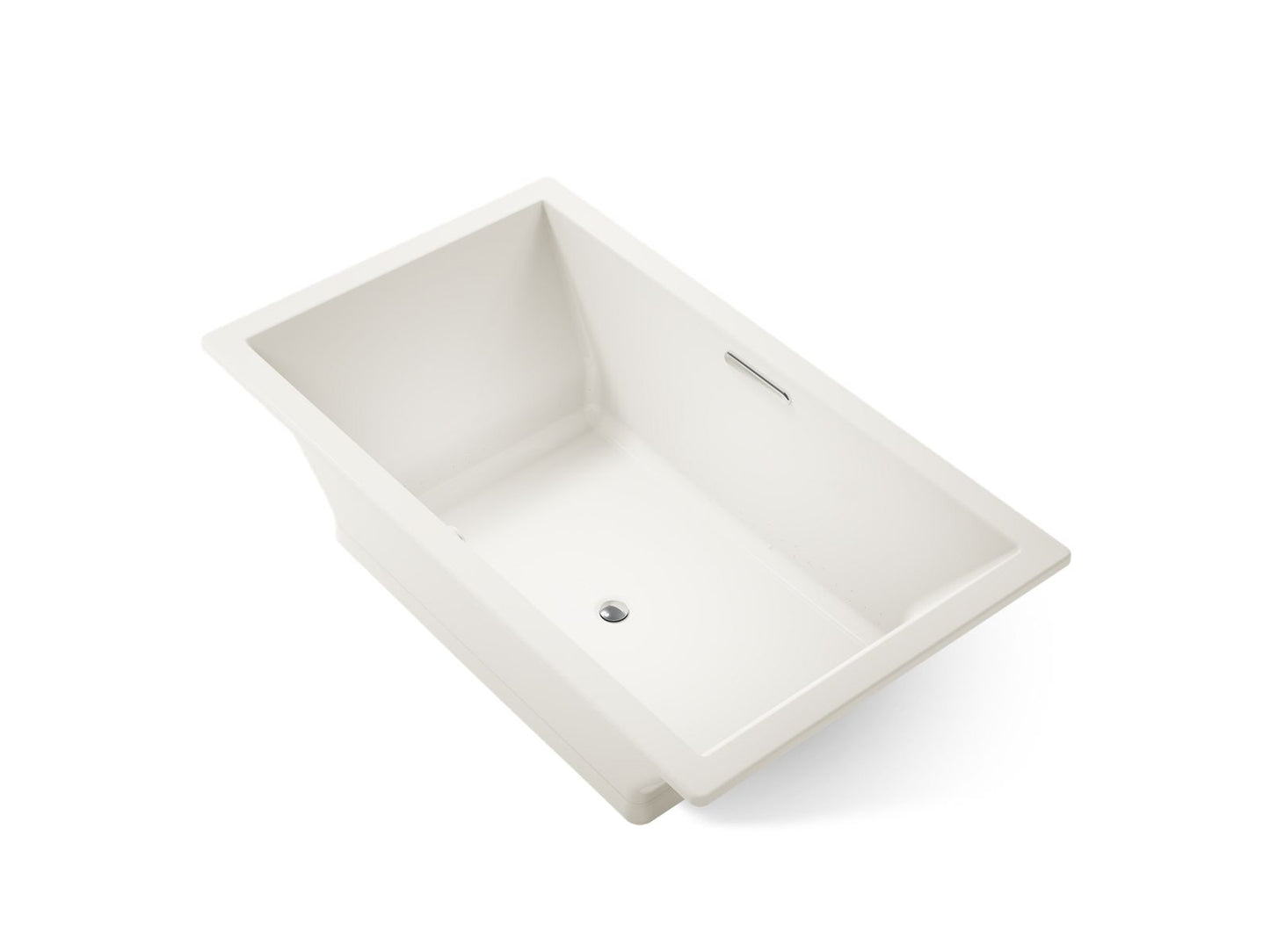 KOHLER K-1174-GH Underscore 72" x 42" drop-in Heated BubbleMassage air bath