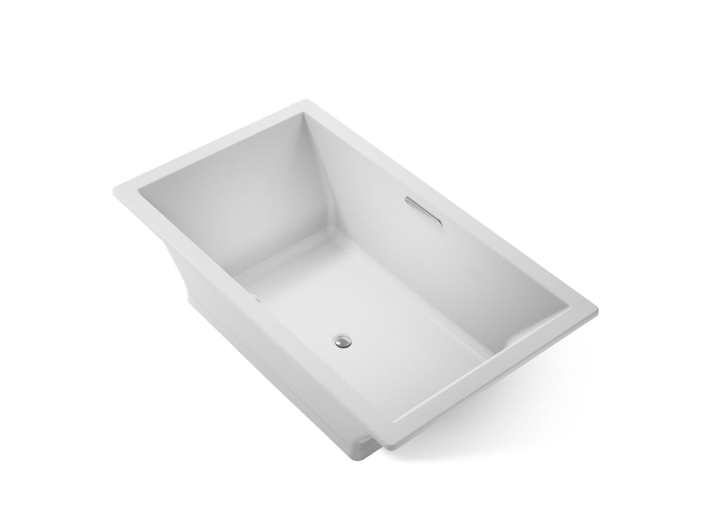 KOHLER K-1174-GH Underscore 72" x 42" drop-in Heated BubbleMassage air bath