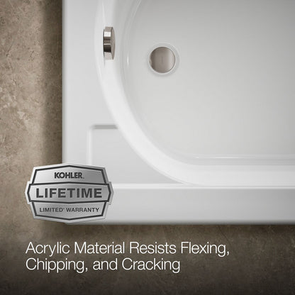 KOHLER K-1184 Devonshire 60" x 32" drop-in bath