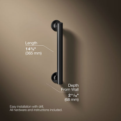 3/4 view of product with dimensions