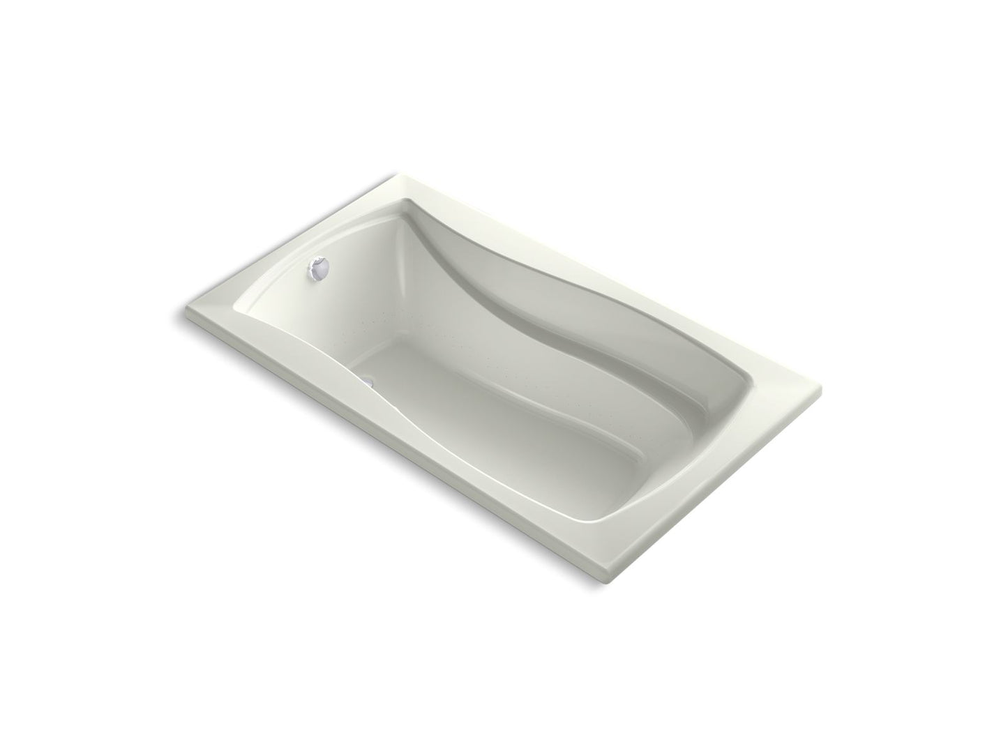 KOHLER K-1224-GH Mariposa 66" x 36" drop-in Heated BubbleMassage air bath