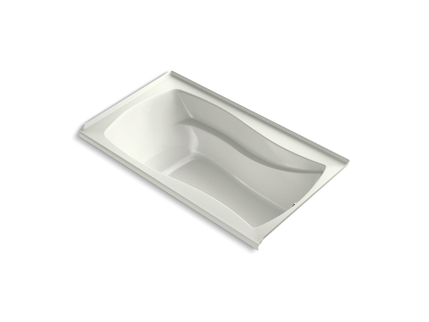 KOHLER K-1224-GHRF Mariposa 66" x 36" alcove Heated BubbleMassage air bath, right drain