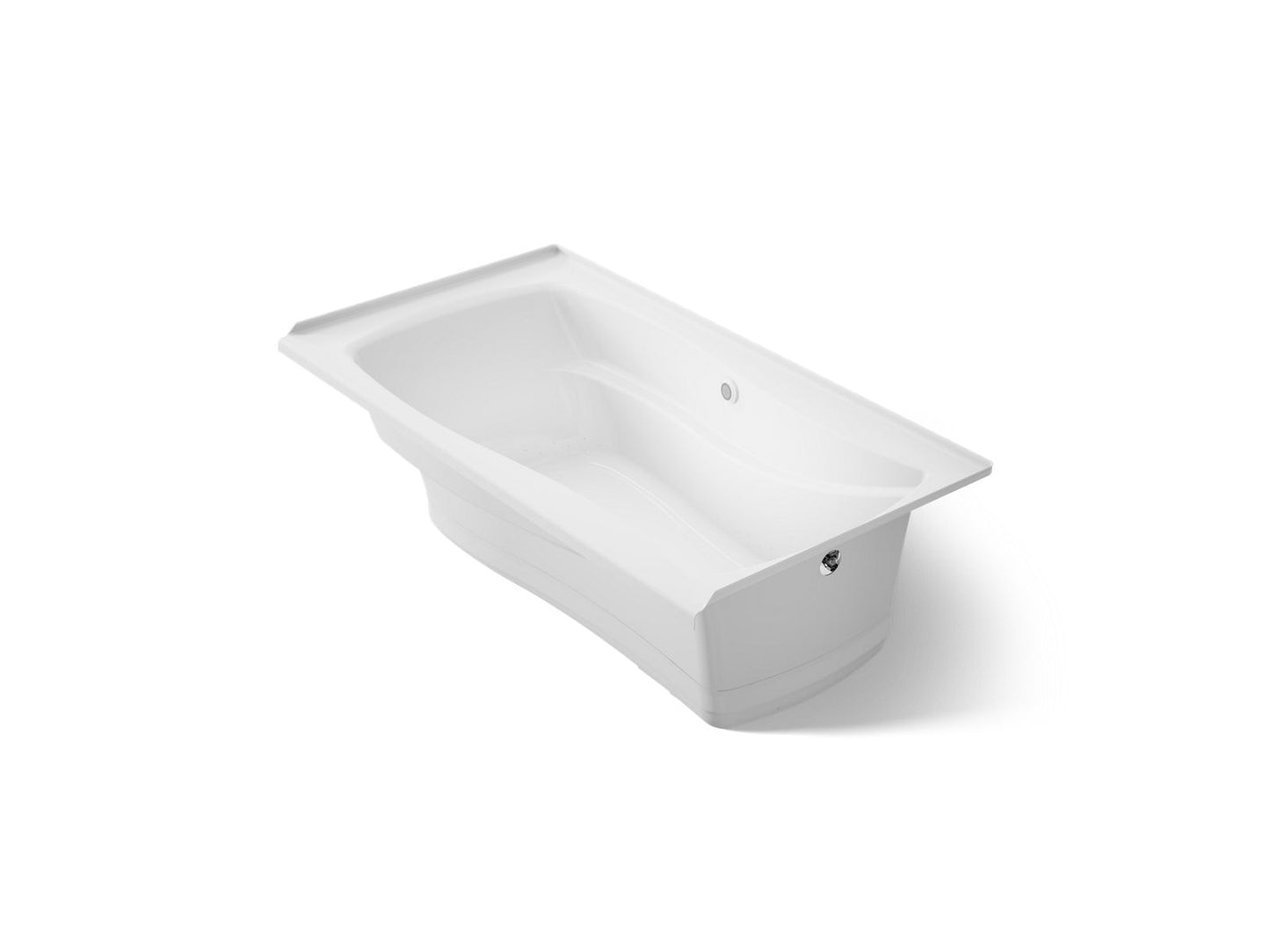 KOHLER K-1224-GHRF Mariposa 66" x 36" alcove Heated BubbleMassage air bath, right drain