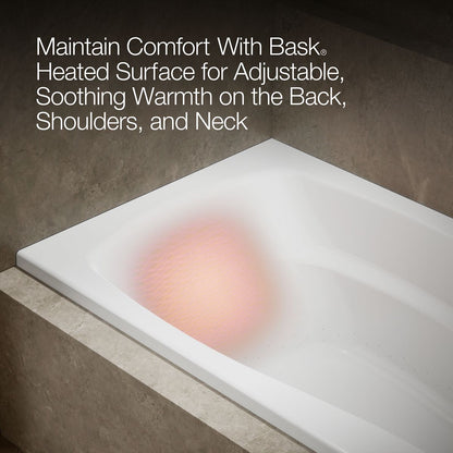 KOHLER K-1224-GHRF Mariposa 66" x 36" alcove Heated BubbleMassage air bath, right drain