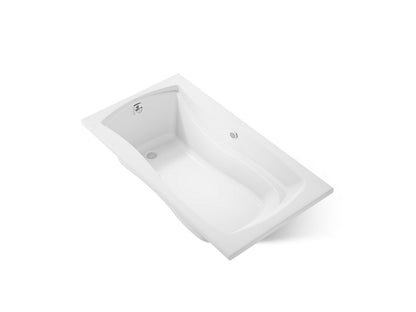 KOHLER K-1224-GHW Mariposa 66" x 36" drop-in Heated BubbleMassage air bath with Bask heated surface