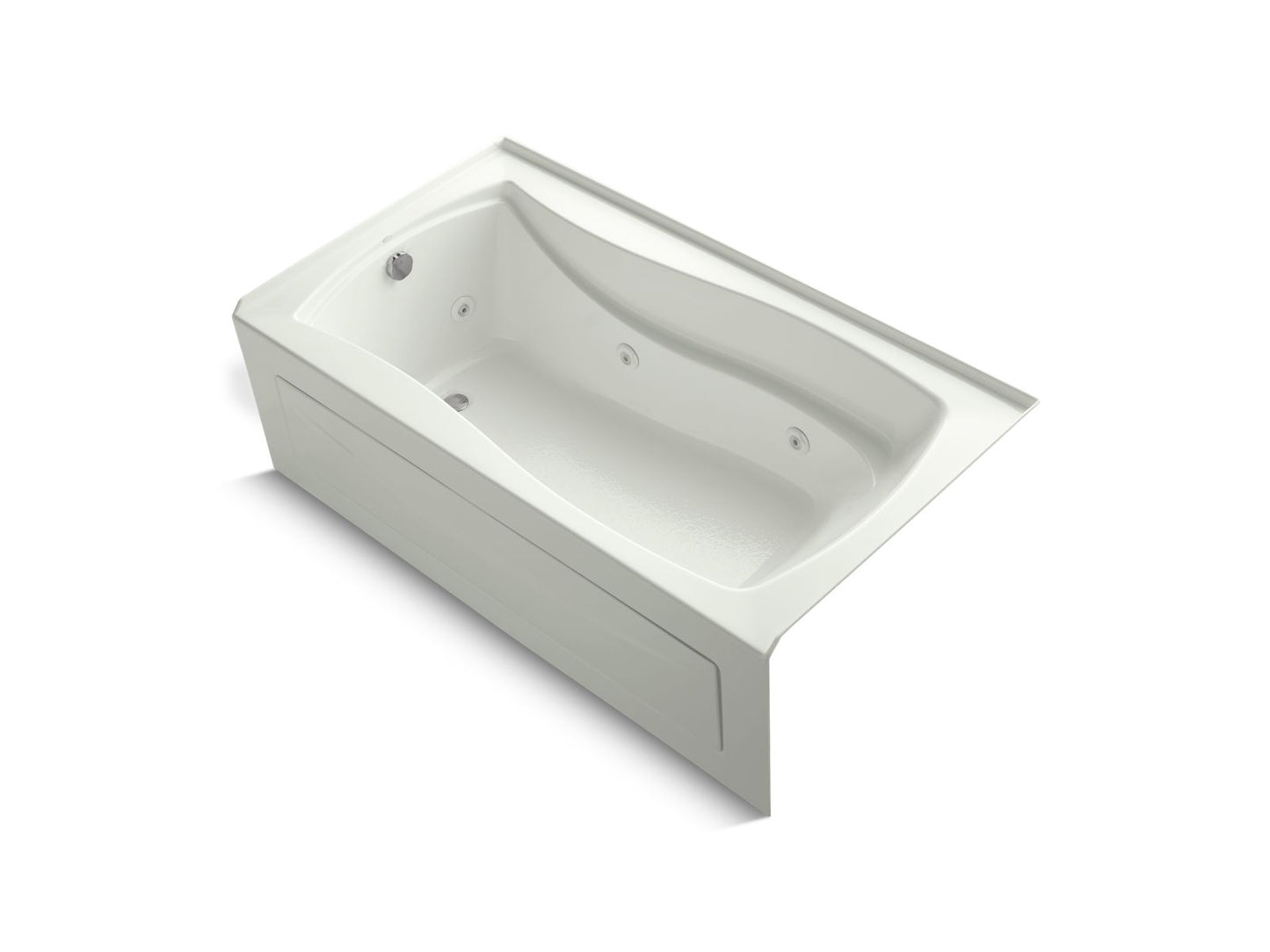 KOHLER K-1224-HL Mariposa 66" x 36" alcove heated whirlpool, left drain