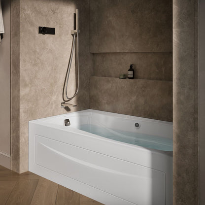 KOHLER K-1224-HL Mariposa 66" x 36" alcove heated whirlpool, left drain