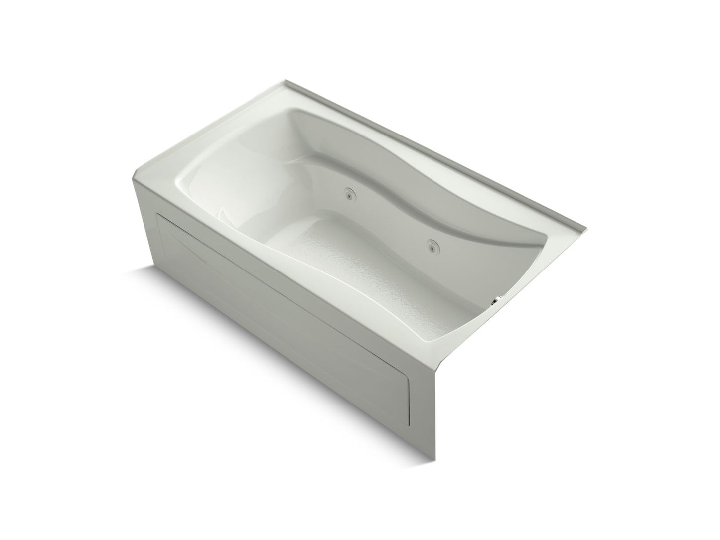 KOHLER K-1224-HR Mariposa 66" x 36" alcove heated whirlpool, right drain