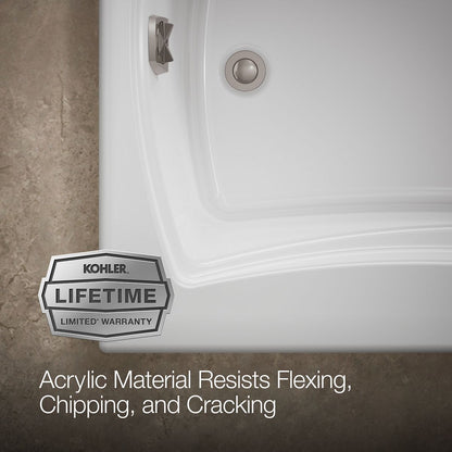 KOHLER K-1229 Mariposa 66" x 36" drop-in bath