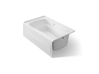 KOHLER K-1239-GHRAW Mariposa 60" x 36" alcove Heated BubbleMassage air bath with Bask heated surface, right drain