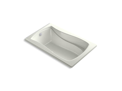 KOHLER K-1239-GHW Mariposa 60" x 36" drop-in Heated BubbleMassage air bath with Bask heated surface