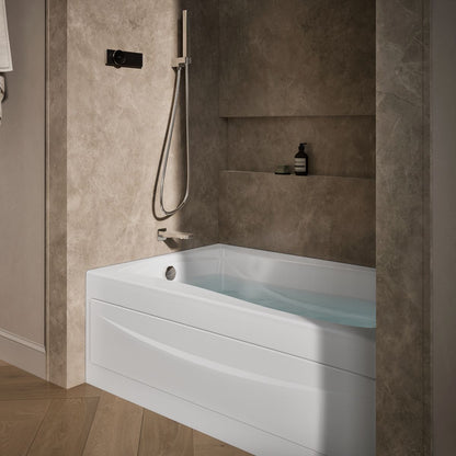 KOHLER K-1239-HL Mariposa 60" x 36" alcove heated whirlpool, left drain
