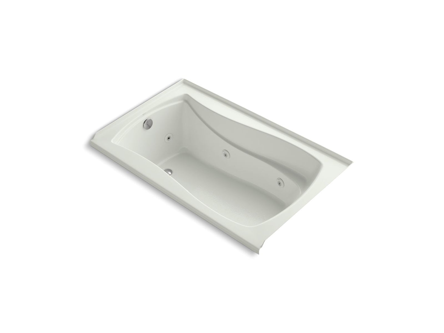 KOHLER K-1239-L Mariposa 60" x 36" alcove whirlpool, left drain
