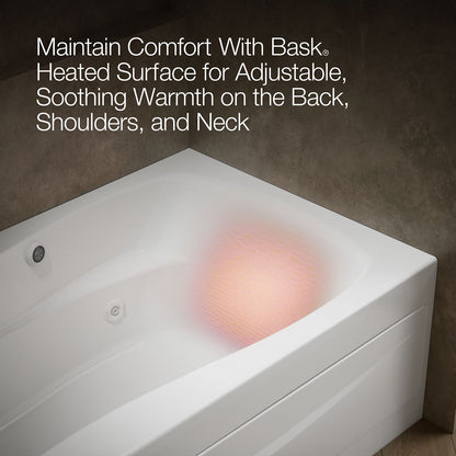 KOHLER K-1239-LA Mariposa 60" x 36" alcove whirlpool, left drain