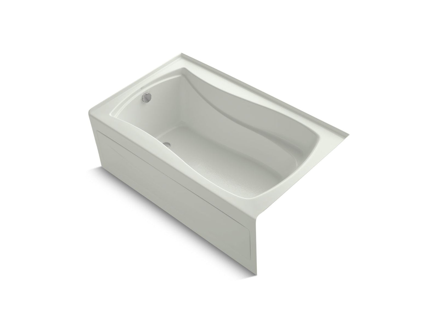 KOHLER K-1242-LAW Mariposa 60" x 36" alcove bath with Bask heated surface, left drain