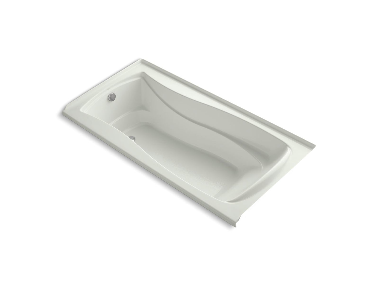 KOHLER K-1257-GHLF Mariposa 72" x 36" alcove Heated BubbleMassage air bath, left drain