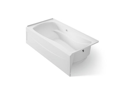 KOHLER K-1257-GHRAW Mariposa 72" x 36" alcove Heated BubbleMassage air bath with Bask heated surface, right drain