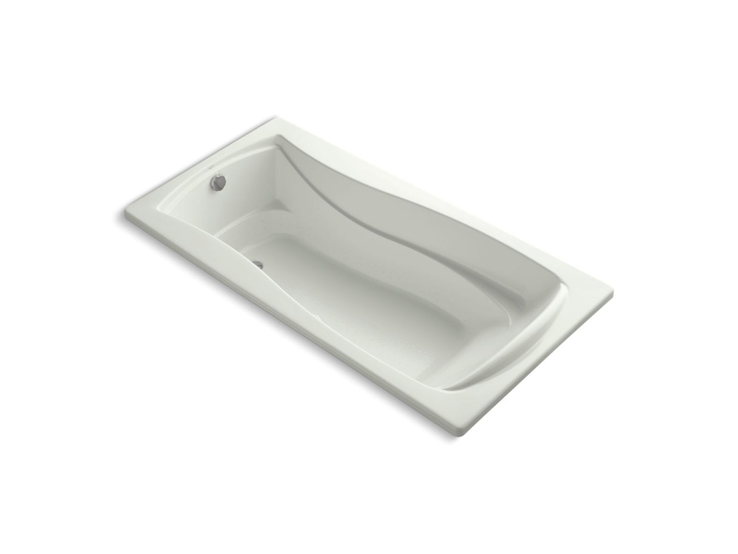 KOHLER K-1257-GHW Mariposa 72-1/4" x 36-1/4" drop-in Heated BubbleMassage air bath with Bask heated surface