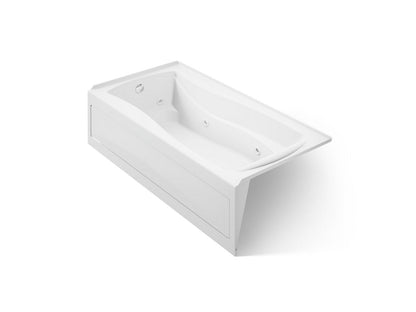 KOHLER K-1257-HL Mariposa 72" x 36" alcove whirlpool bath, left drain